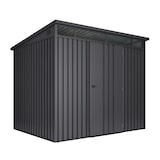 thumbnail of Hoggar - Caseta Metálica de Jardín 4,5m2 Formentera M - Paneles Robustos 0,40mm - Tragaluz de Policarbonato - Cierre con Llave - Cobertizo Metal