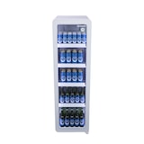 thumbnail of Gastro-Cool - Flaschenkühlschrank schmal - Retro Look - Vintage - Glastür / 140l - Weiss - GCGD135