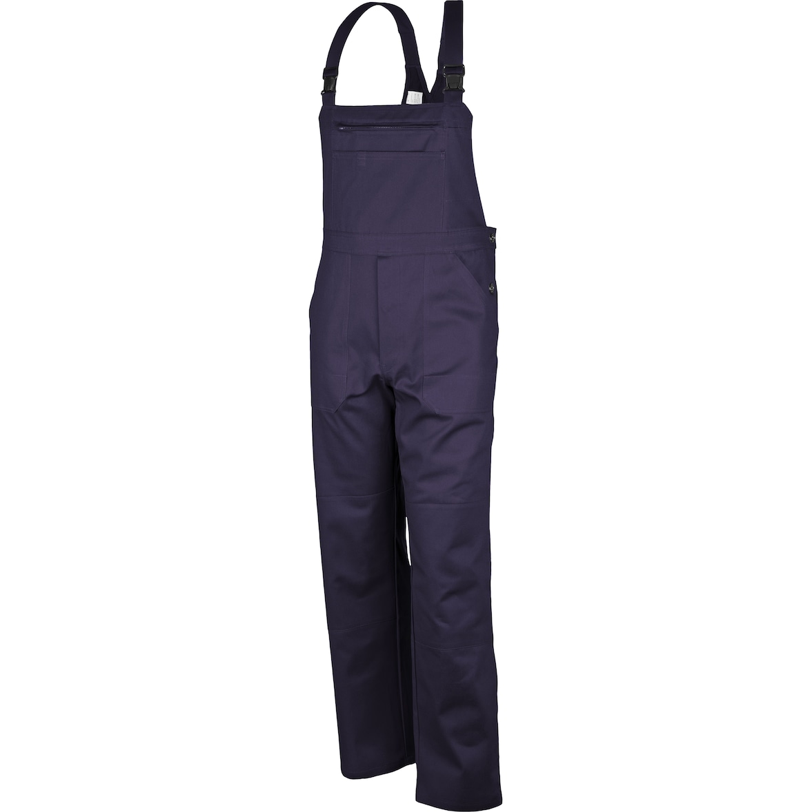 Qualitex Arbeitshose 'basic'' in hydronblau, Größe: 58 - Latzhose BW 240 g - standard Blaumann