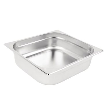 Contenitore GN Vogue in acciaio inox 10 cm GN2/3