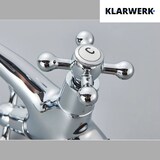 thumbnail of EVA | Vintage Wasserhahn Bad Chrom glänzend Bad Armatur | Retro Premium Edelstahl Armatur für Waschbecken | Hotel Gastro Mischbatterie 2 Anschlüsse