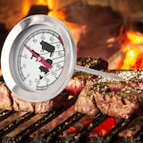 thumbnail of Wellhome - Vleesthermometer voor barbecue in RVS Ø5,4x12cm