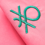 thumbnail of Benetton - Conjunto de cama de casal de 4 peças: lençol plano (240x280cm), lençol justo (160x200cm), 2 fronhas (50x85cm) 100% algodão rosa