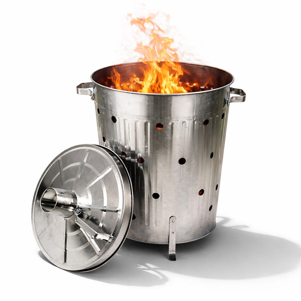 XL Feuertonne verzinkt 75L Verbrennungtonne