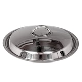 thumbnail of Edelstahl Speisenwärmer Runder Warmhaltebehälter Chafing Dish 3,5 Liter