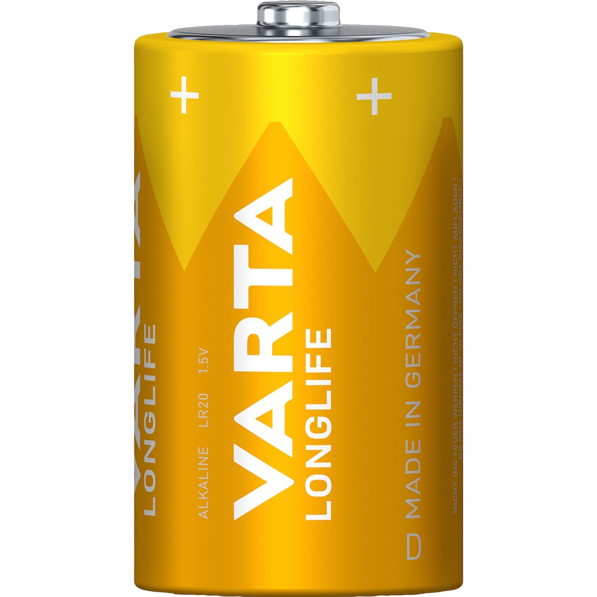 Varta Batterie Alkaline, Mono, D, LR20, 1.5V Longlife, Bulk (1-Pack)