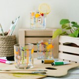 thumbnail of Excelsa Set Von 6 Wasserglas Dripping Glas 25 Cl Bunt