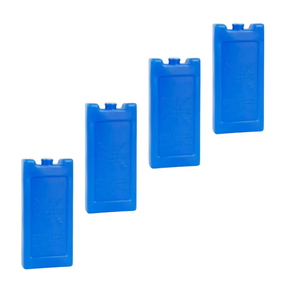 Nakloe - (Pack de 4 Unidades) - Acumuladores de Frio - 200 g - Placas de Hielo - Nevera portatil - Acumulador Frio - Placa Hielo - Bloques Hielo