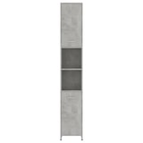 thumbnail of vidaXL Badezimmerschrank Betongrau 30x30x183,5 cm Holzwerkstoff