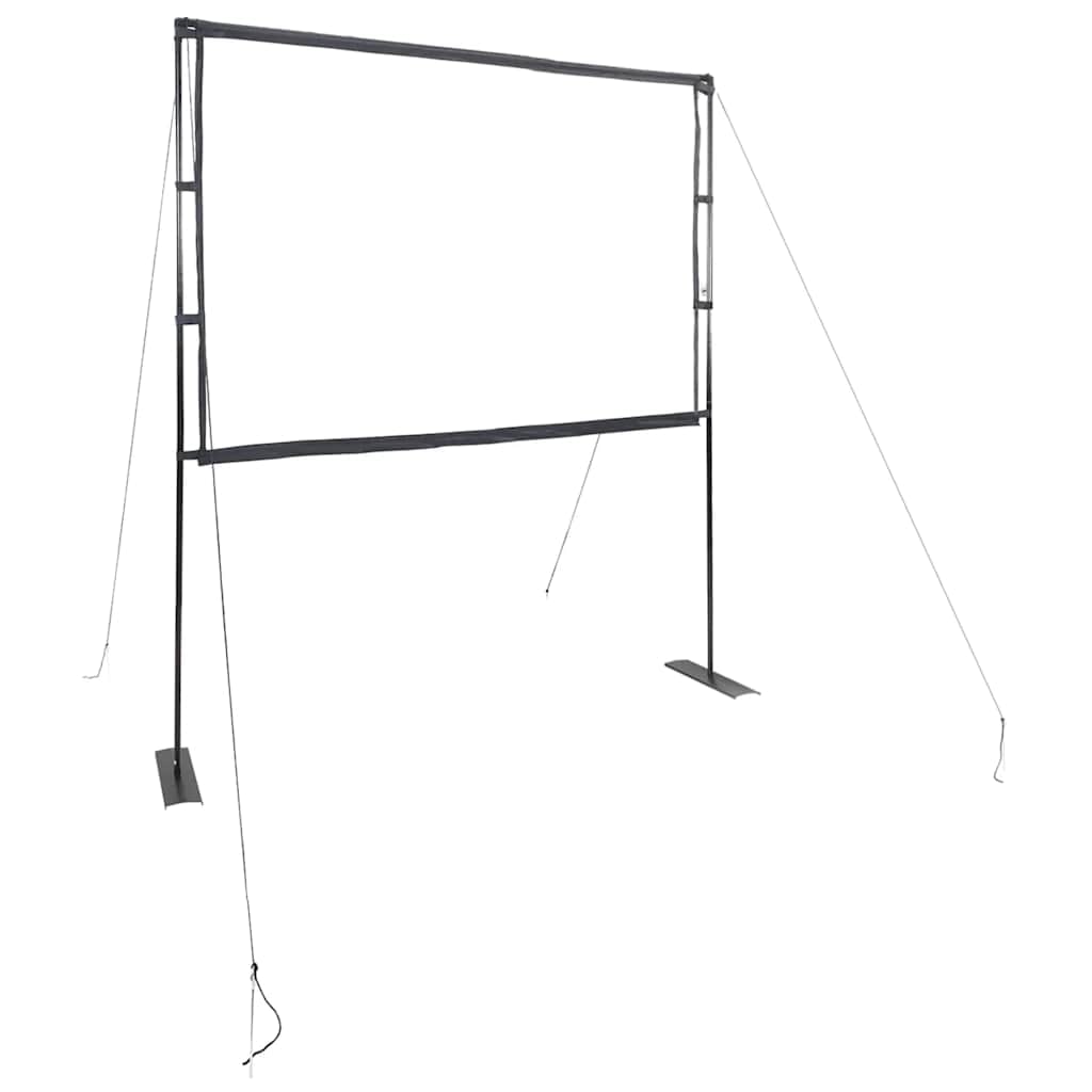 vidaXL Projectiescherm met standaards 100 inch 4:3