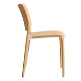 thumbnail of Set van 4 lichtgele kunststof terrasstoelen