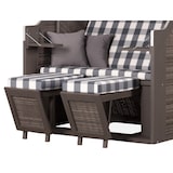 thumbnail of Strandkorb deVries PURE® Standard - PE grey - Dessin 478 - inkl. Schutzhülle