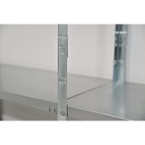 thumbnail of Steck-Grund-/ u 3 Anbauregale, 20 Böden, 2000x3800x350, verz.
