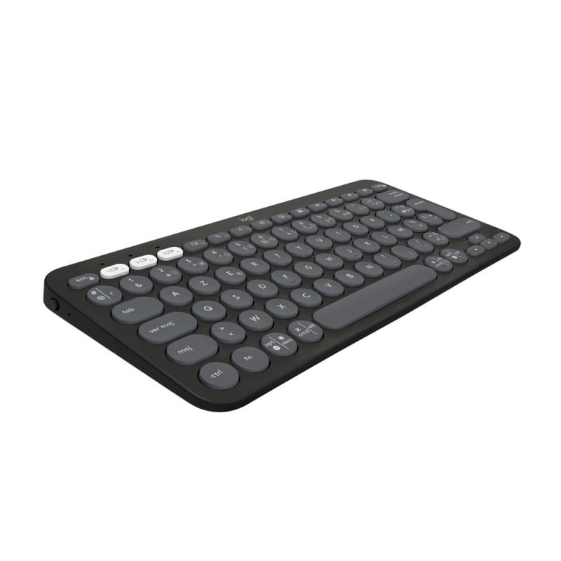 Clavier Sans Fil Bluetooth Azerty Logitech Pebble Keys 2 K380s Graphite