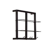 thumbnail of SIT Möbel Wandregal-Set | 6-teilig | 2 Körbe | Halterung für 8 Flaschen und 9 Gläser | Metall | Serie THIS & THAT | antikschwarz