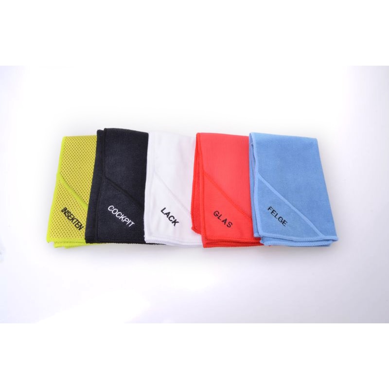 5-tlg. Microfasertücher Set Universaltuch Putztuch Lappen Auto KFZ Wohnmobil