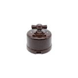 thumbnail of F-LINE Interruptor Conmutador Superficie de Porcelana Marrón 10A 250V