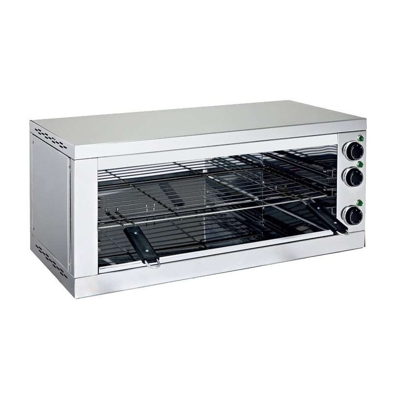 Salamandra elettrica con elemento riscaldante superiore e inferiore 4500W 800X360X360mm