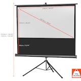 thumbnail of celexon Stativleinwand Economy 219 x 123 cm
