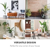 thumbnail of Heusden Blumentopf Polystone pflanzenfreundlich handgemachtMittelgrau