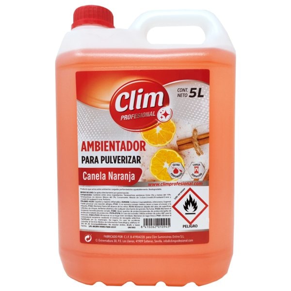 Climprofesional Cinnamon Orange Essence Ambientador para Vaporizar 5L