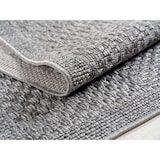 thumbnail of Teppich Balkon Unifarben Pflegeleicht Waschbar Strapazierfähig Terrasse Küche Grau 120x170 cm OEKO-TEX Gekettelt – MALOJA von Kadima Design