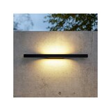 thumbnail of linea ap144, candeeiro de parede linear em metal preto, ideal lux