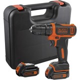 thumbnail of Black and Decker Taladro Atornillador BDCDD12KB-QW 10,8V 26Nm, portabrocas 10mm, 0 - 550 rpm. Incluye 2 baterías 1,5Ah de Litio, cargador y maletín