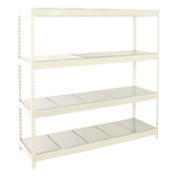 thumbnail of SimonRack Industrieregal, 2000x1500x750 mm, 400 kg am Biegepunkt, 4 Metallböden, Garagenregal, Weiss/Verzinkt- Ecoforte