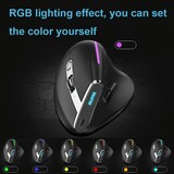 thumbnail of Souris Ergonomique Sans Fil 9 Boutons Avec Prise Verticale Et Lumières RGB Blanc YONIS