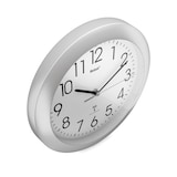 thumbnail of Mebus 52451 Wanduhr Digitale Wanduhr Rund Weiß