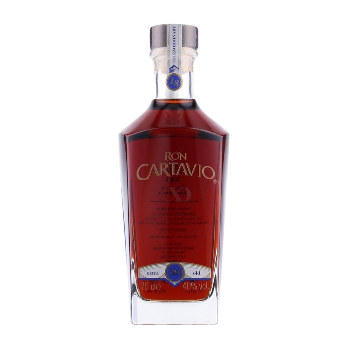 Ron Cartavio XO 18 Años Solera 40% Vol. 0,7l en boîte cadeau