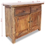 thumbnail of Helloshop26 - Buffet credenza mobiletto consolle mobile contenitore legno massello di recupero 75 cm 4402019