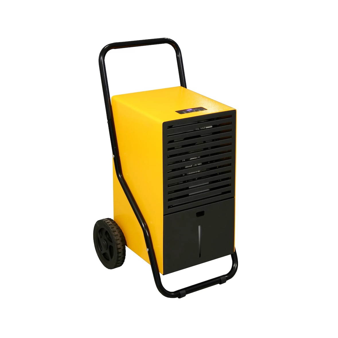 Deshumidificador portátil profesional a prueba golpes, caudal aire 450 m³/h, capacidad deshumidificación 36l/24h a 30°C/80%, rango trabajo 1-35°C.