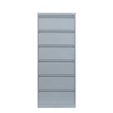 thumbnail of Karteischrank Karteikartenschrank DIN A5 zweibahnig 6 Schubladen Lichtgrau