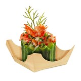 thumbnail of PAPSTAR 500 Fingerfood - Schalen, Holz "pure" eckig 2,5 cm x 6 cm x 6 cm