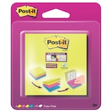 thumbnail of POST-IT Cube de 4 blocs Super Sticky Easy Select 74 feuilles lignées 76 x 76 mm