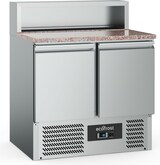 thumbnail of Gastro Pizzatisch Kühltisch Kühltheke Edelstahl 900x700x1075 mm 240l +2/+8°C