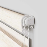 thumbnail of vidaXL Doppelrollo Marmorbeige 75x200 cm Stoffbreite 70,9 cm Polyester