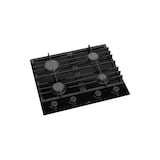 thumbnail of Gasline Gaskochfeld GAG60GLG 60cm Schwarz Glaskeramik mit 4 Brennern Sabaf-Brenner Erdgas/LPG