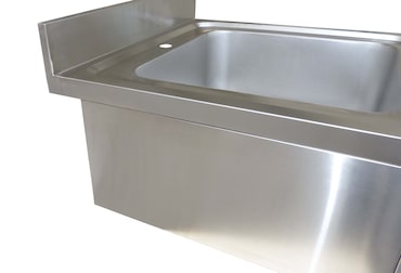 Skyrainbow Roestvrijstalen spoelunit, één kom links, 120 x 70