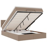 thumbnail of vidaXL Ottoman-Bett mit Matratzen & LEDs 140x190cm Kunstleder