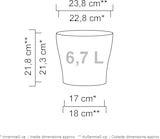 thumbnail of Scheurich PANNA          24/808 Übertöpfe