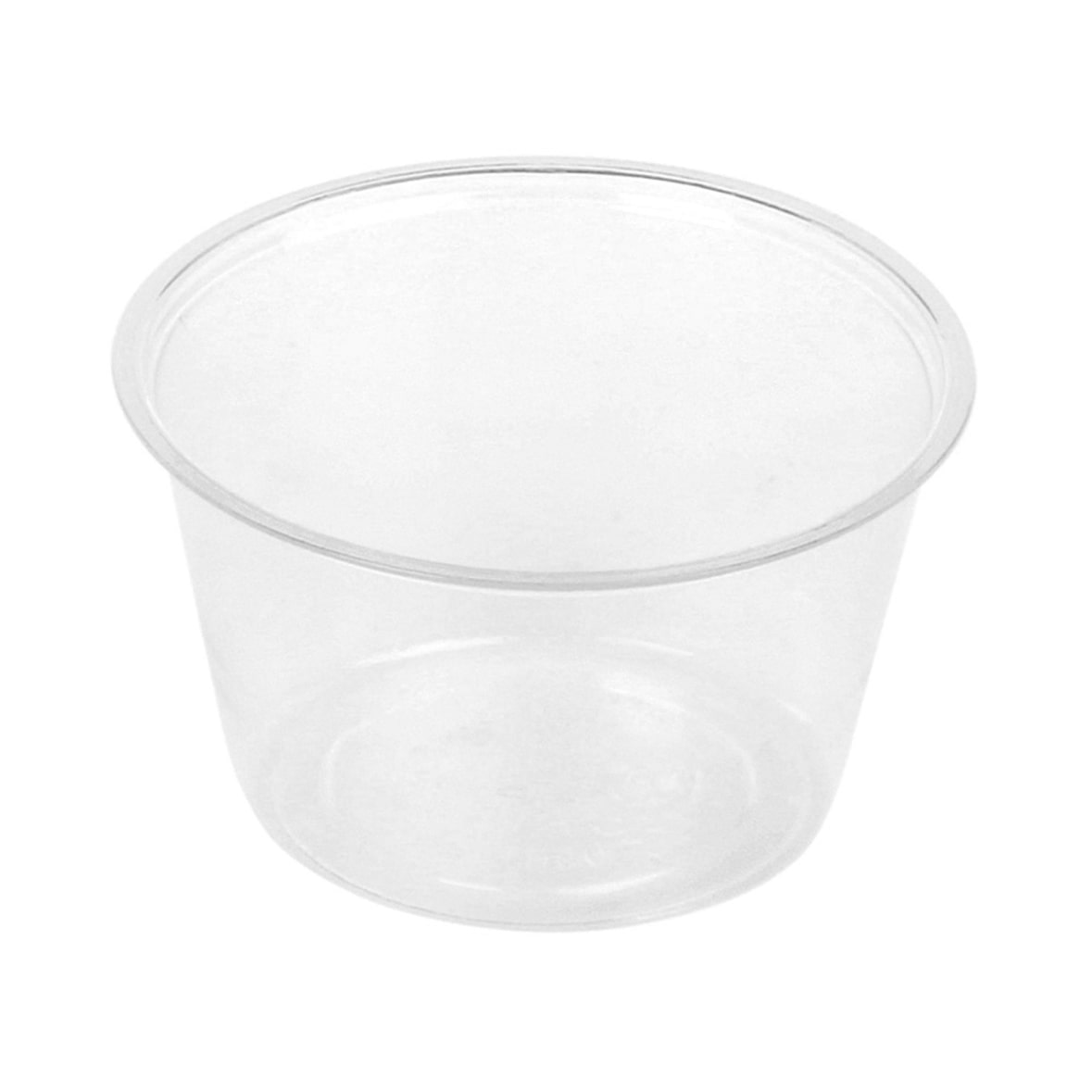 200x BIO Dressingbecher rund  90ml Höhe 4,1 cm O 70mm Biokunststoff (PLA)