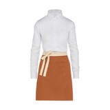 thumbnail of SANTORINI - Contrasted Bistro Apron with Pocket: One Size / Burnt Orange