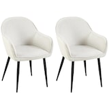 thumbnail of 2er Set Esszimmerstühle Boise Stoff creme