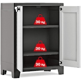 thumbnail of Armadietto da esterno impermeabile in plastica titan low cabinet keter
