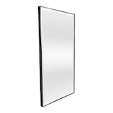 thumbnail of Helloshop26 - Espelho de parede retangular 102 x 52 cm preto 03_0007924