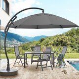 thumbnail of SUN GARDEN Ampelschirm Easy Sun TOP MODE Ø 375 cm anthrazit / grau-meliert