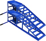 thumbnail of Auffahrrampe hydraulisch höhenverstellbar PKW 2x blau Tragkraft 2t pro Stück